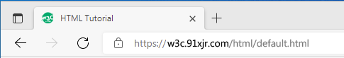 Example of favicon