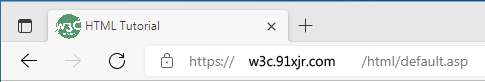 Example of favicon